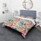 Designart 'Colored Triangle Pattern with Grunge Effect' Modern Bedding Set - Duvet Cover & Shams